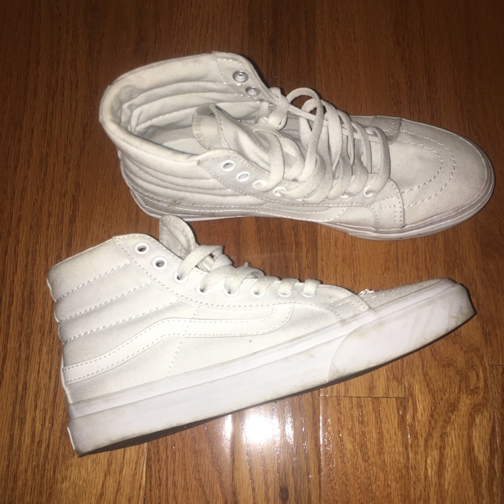 White Vans shoes